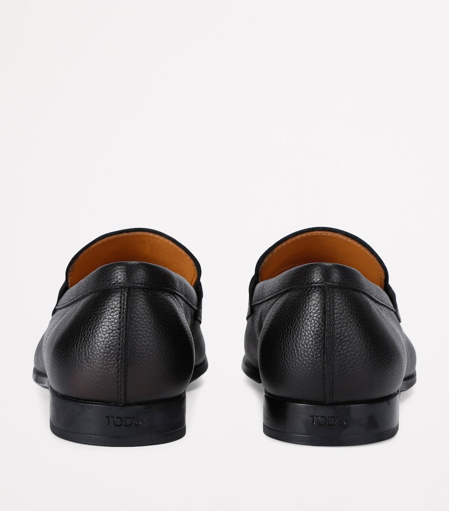 Grained Leather Mocassino Loafers