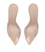 Gianvito Rossi Nude Elle Mules 105