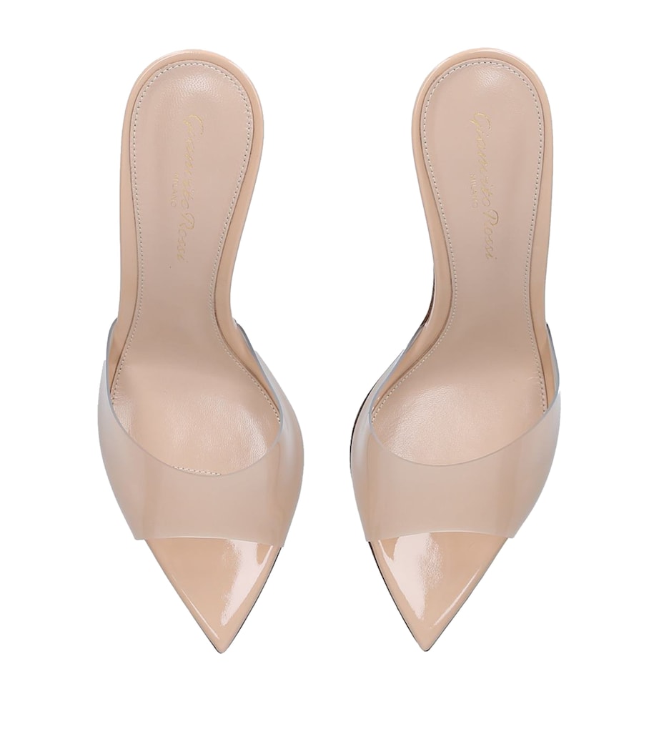 Gianvito Rossi Nude Elle Mules 105