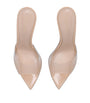Gianvito Rossi Nude Elle Mules 105