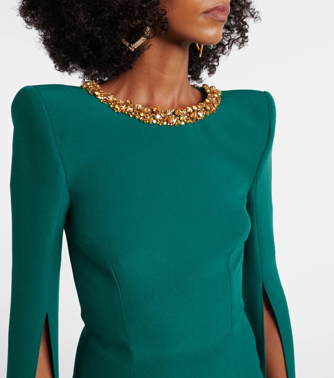Safiyaa - Embellished crêpe gown
