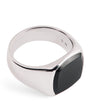 Tom Wood Polished Onyx Kay Signet Ring