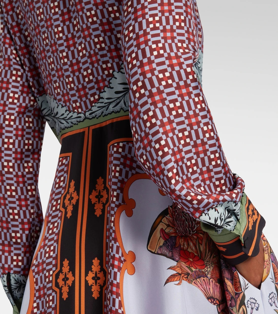 La DoubleJ - San Pietro printed silk maxi dress