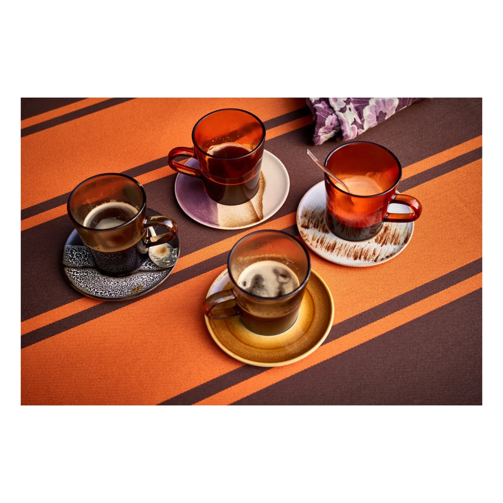 HKliving - 70s Saucers - Set of 4