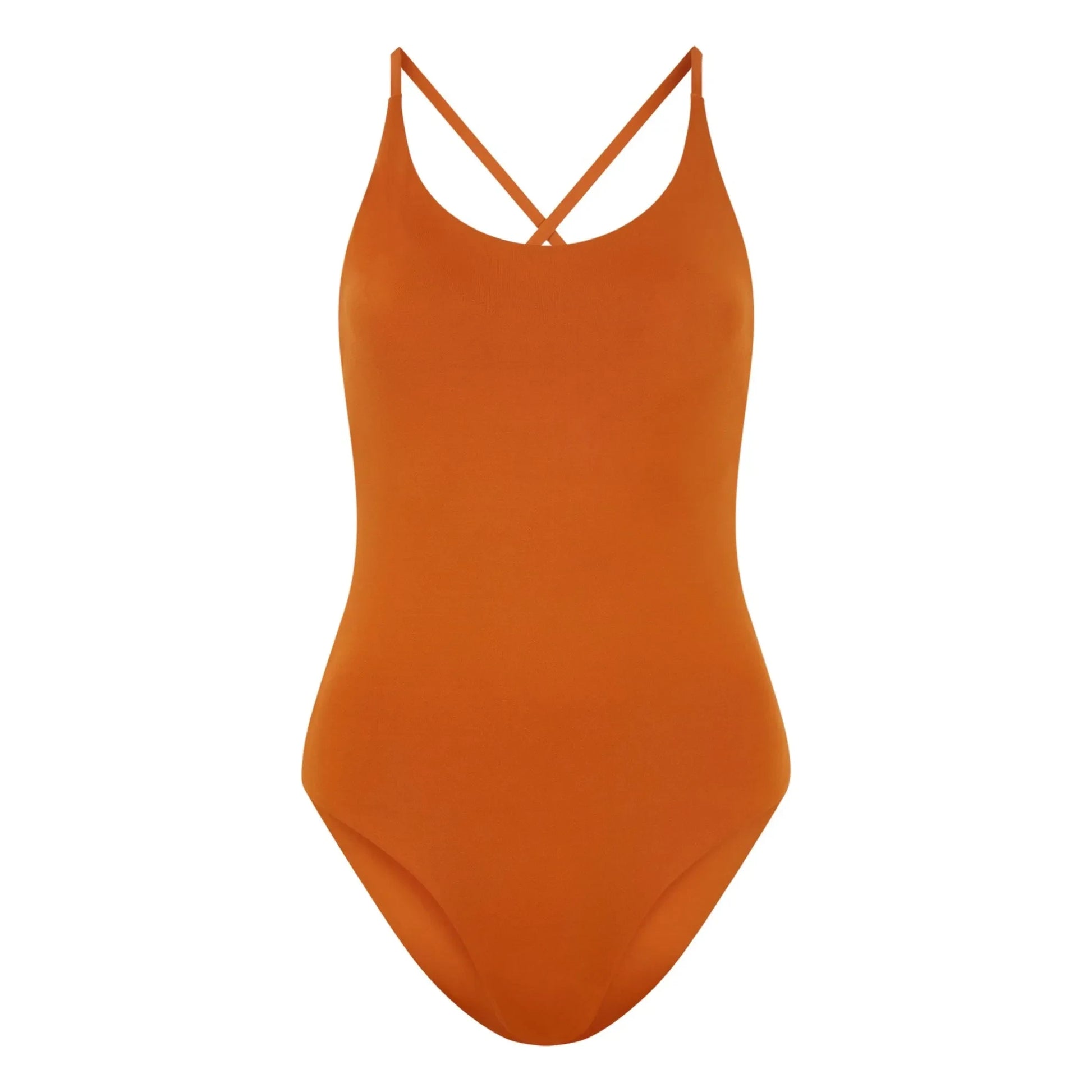 Smallable Woman - Amy 1 Piece Cross Back Swimsuit | Rust