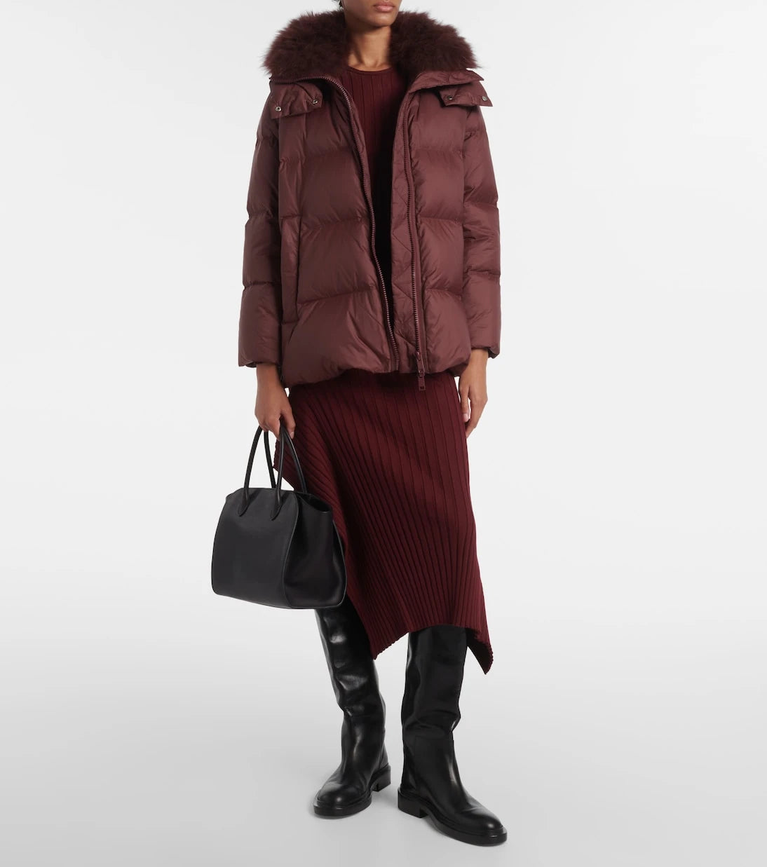 Yves Salomon - Quilted down jacket