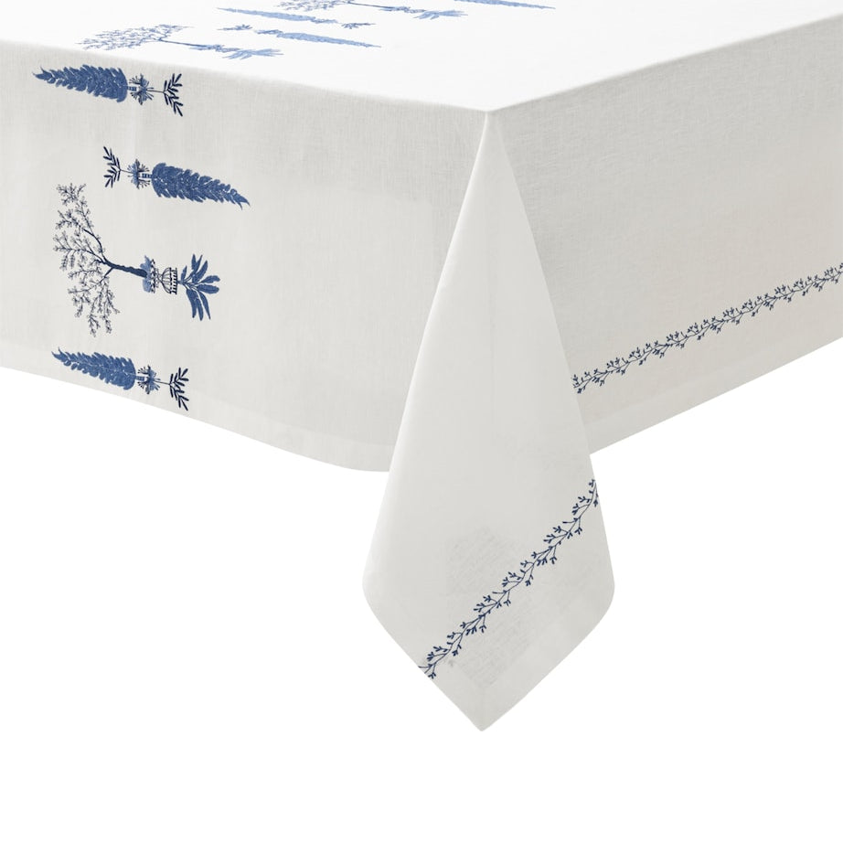 Alexandre Turpault Linen Embroidered Midi Tablecloth (170cm x 250cm)