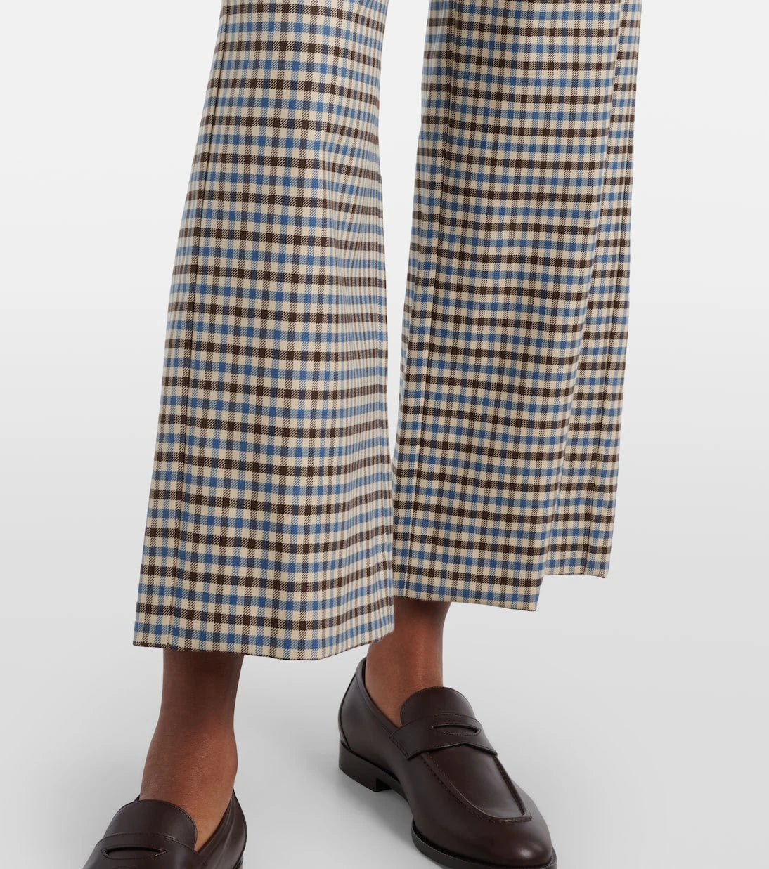 'S Max Mara - Michelle wool and cotton wide-leg pants