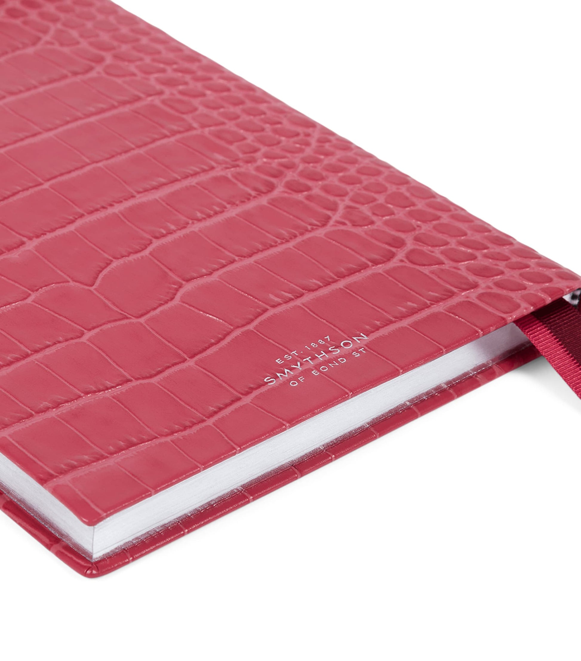 Mara Leather Croc-Embossed A5 Soho Diary 2026