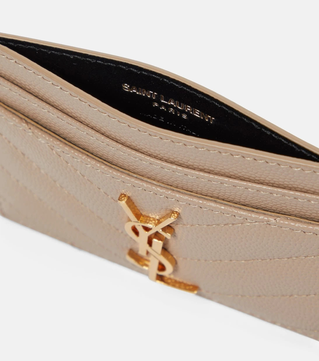 Saint Laurent - Monogram leather card holder
