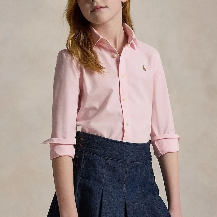Детска памучна риза Polo Ralph Lauren