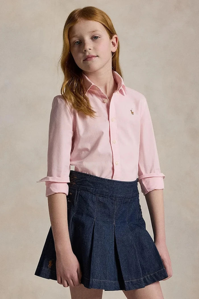 Детска памучна риза Polo Ralph Lauren