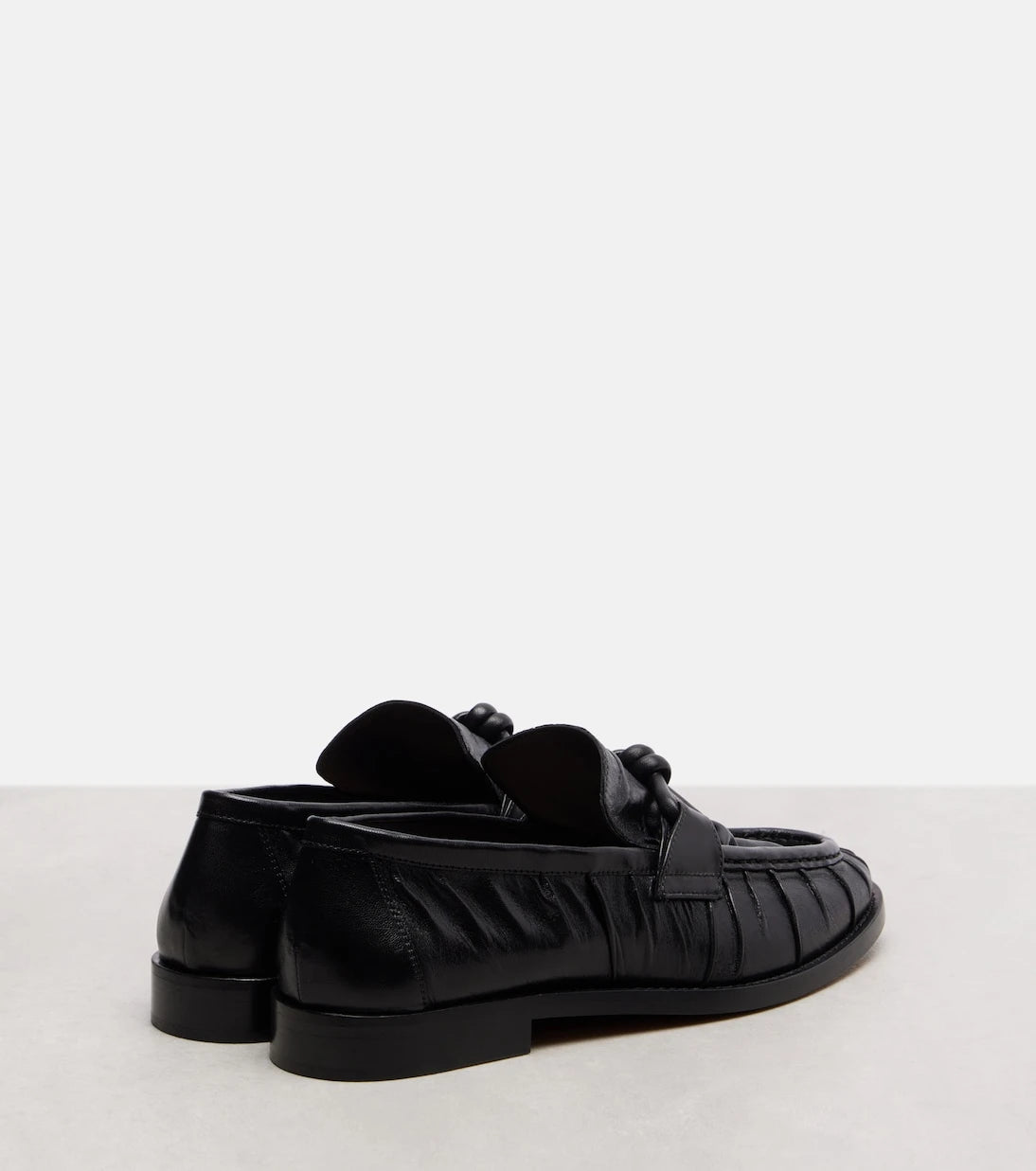 Bottega Veneta - Astaire Knot leather loafers