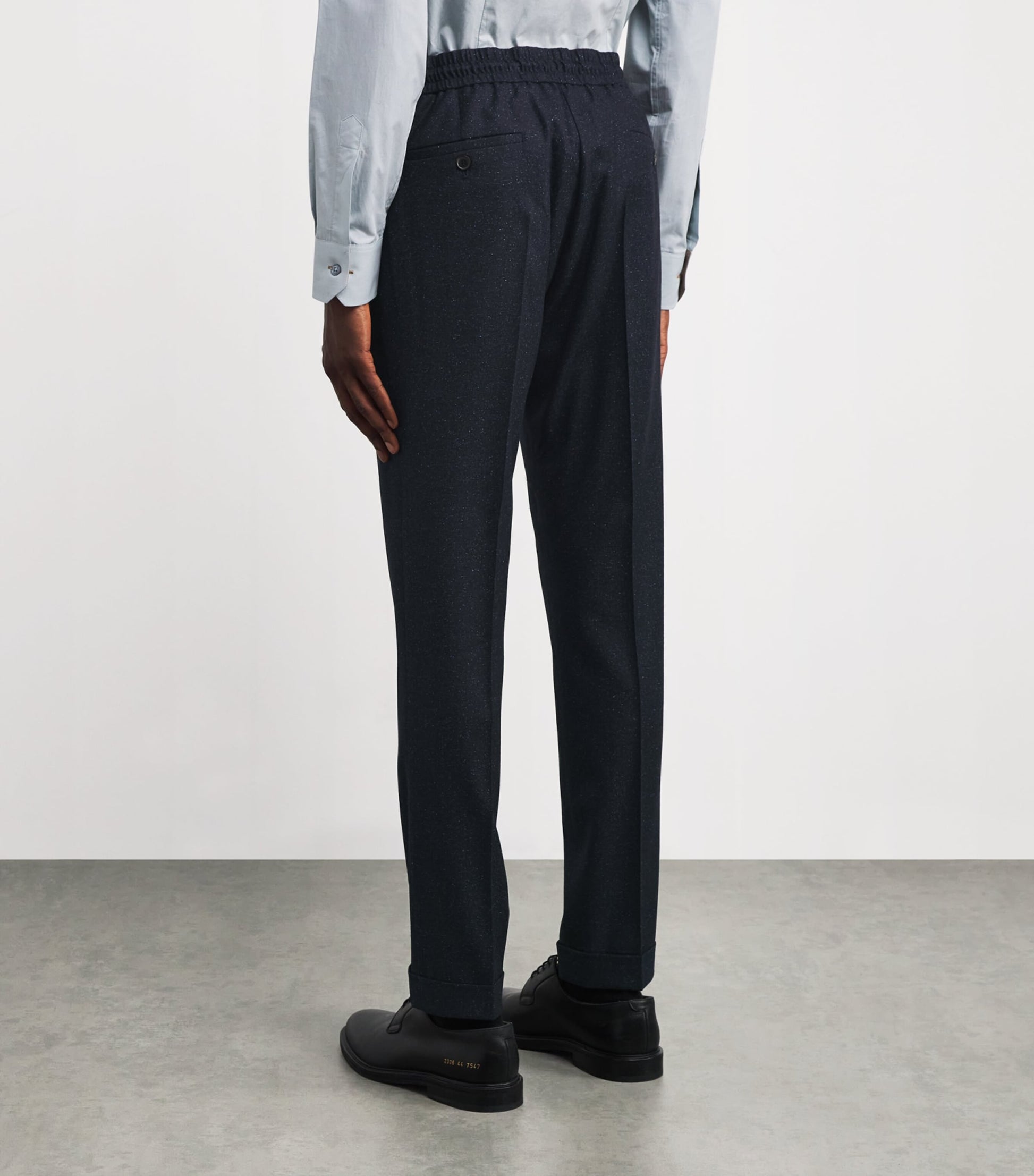 Wool Drawstring Trousers