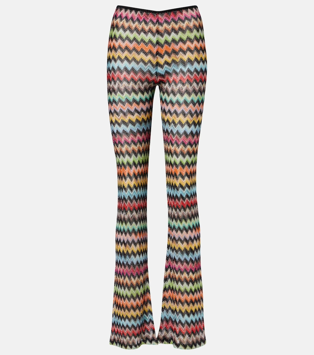 Missoni - Zigzag lamé flared pants