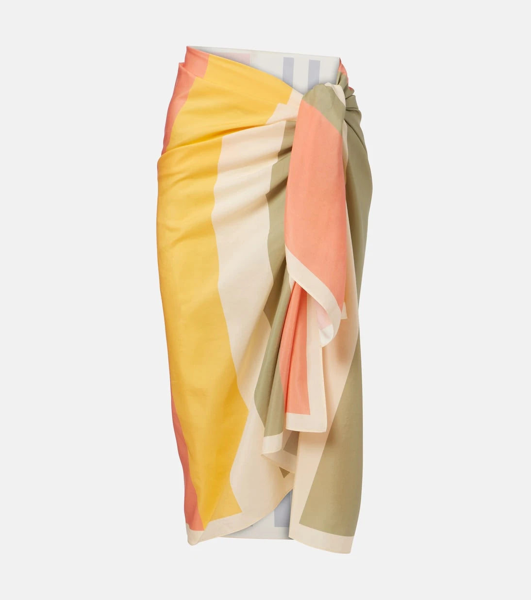 Eres - Croquant striped cotton and silk beach cover-up