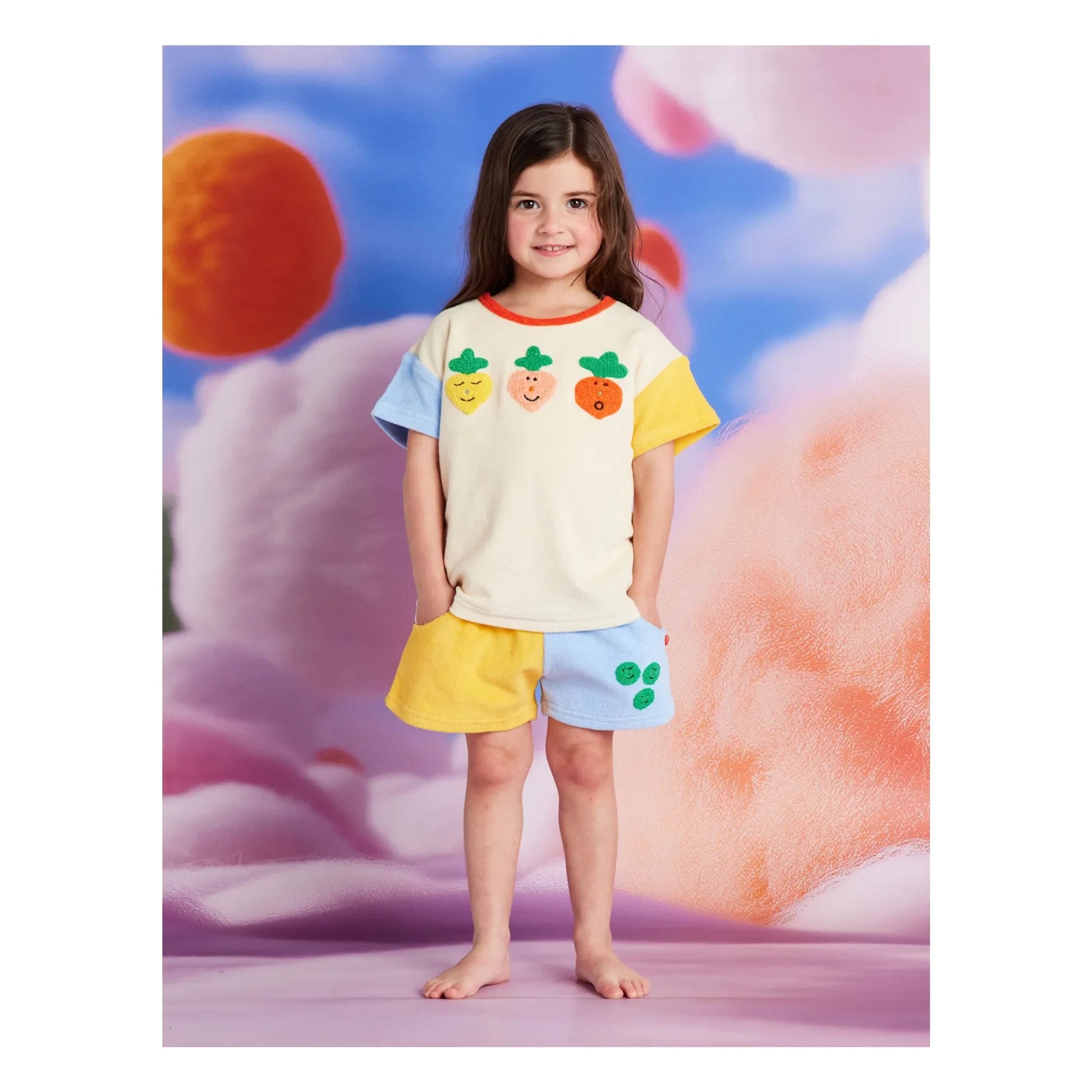 Halcyon Nights - Sponge vegetable T-shirt | Ecru