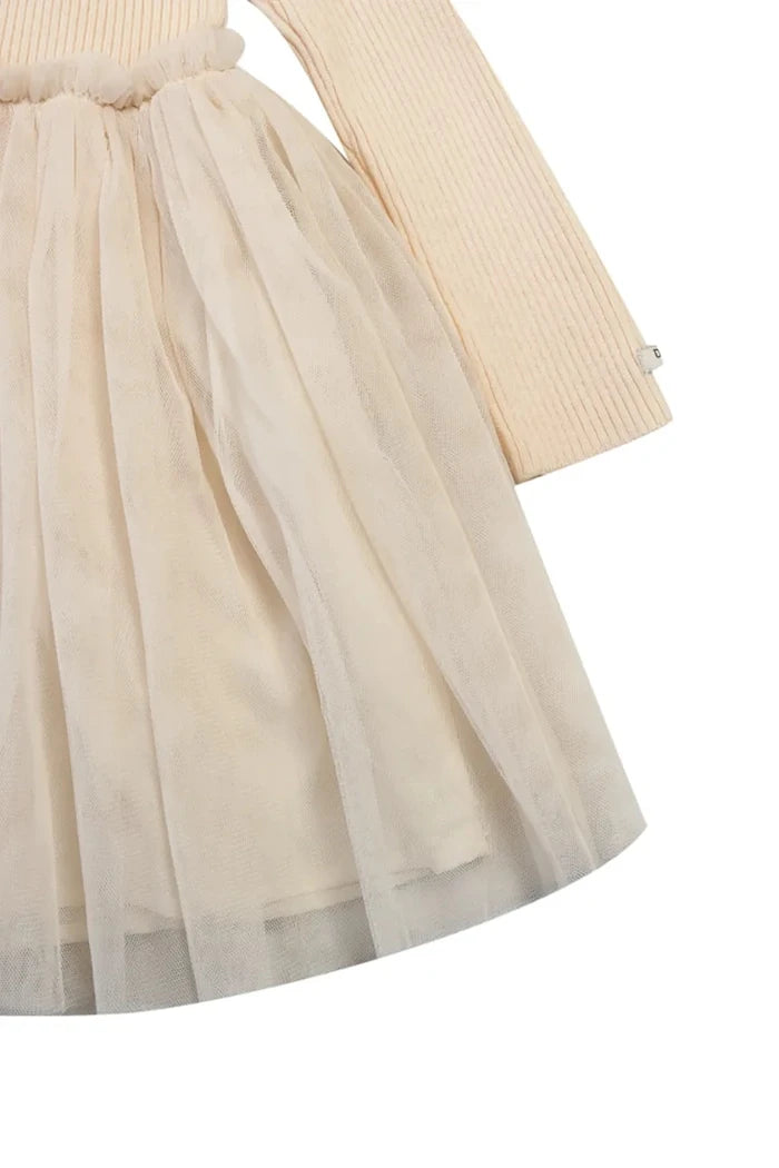 Donsje Lotus Dress Çocuk Yün Elbise