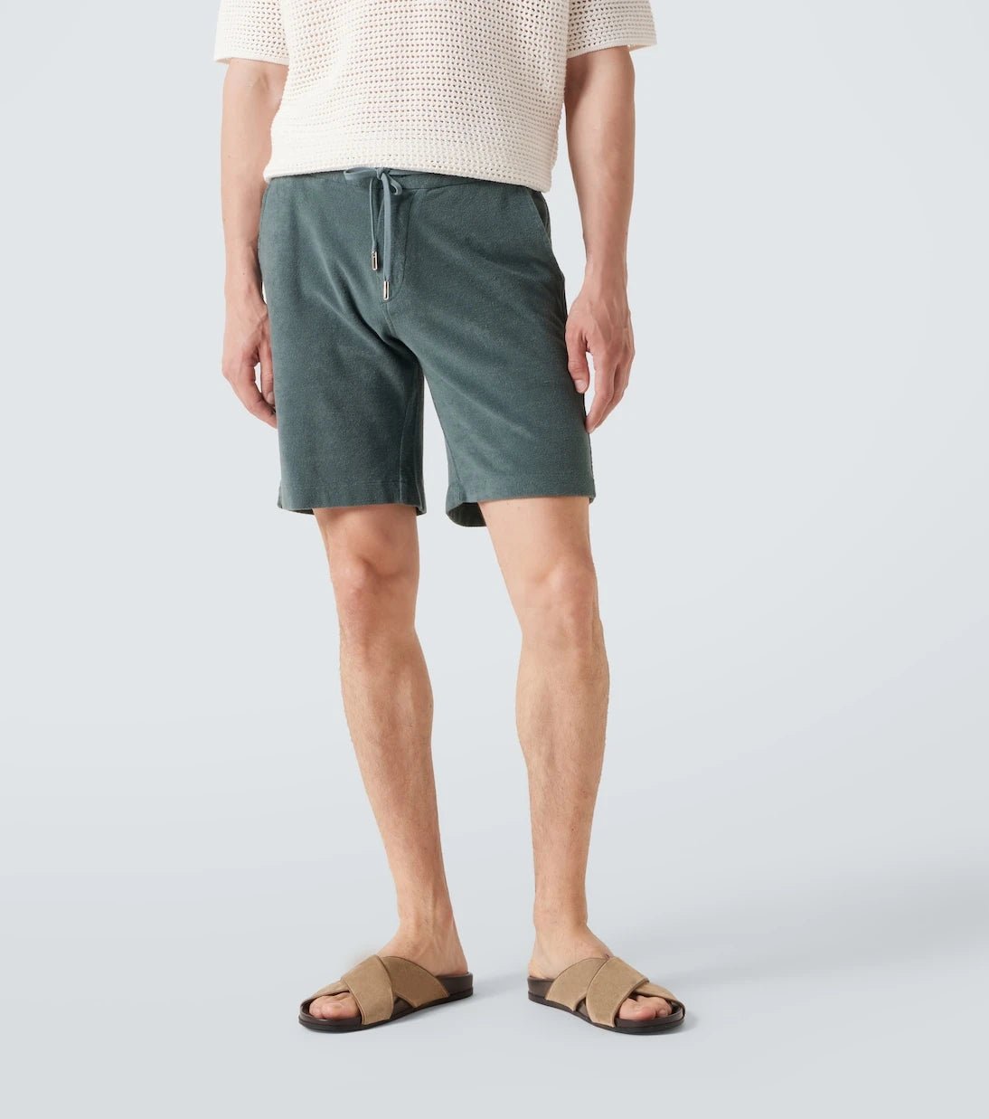 Fedeli - Cotton terry shorts