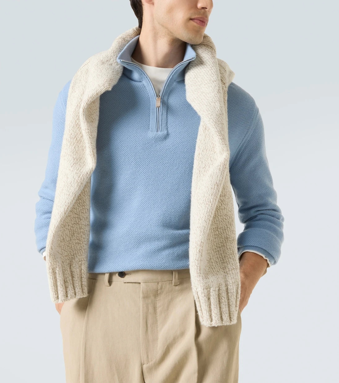Zegna - Cashmere mockneck sweater