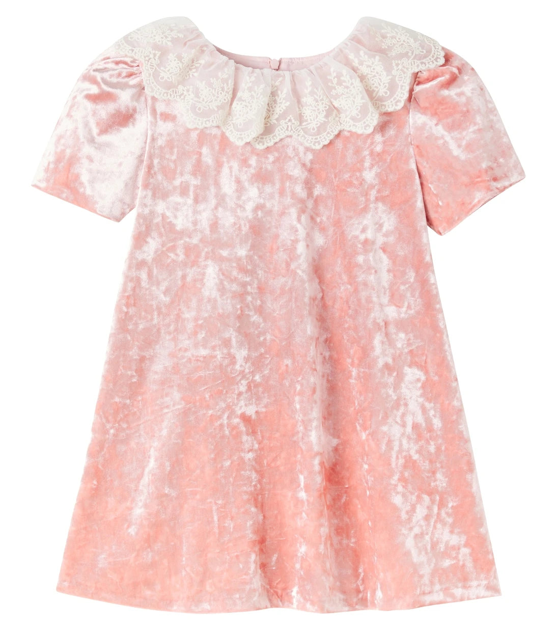 Patachou - Lace-trimmed tie-dye dress