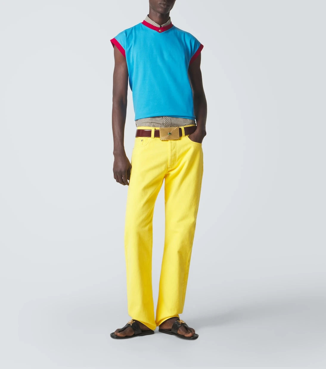 Versace - Medusa cotton-blend jersey T-shirt