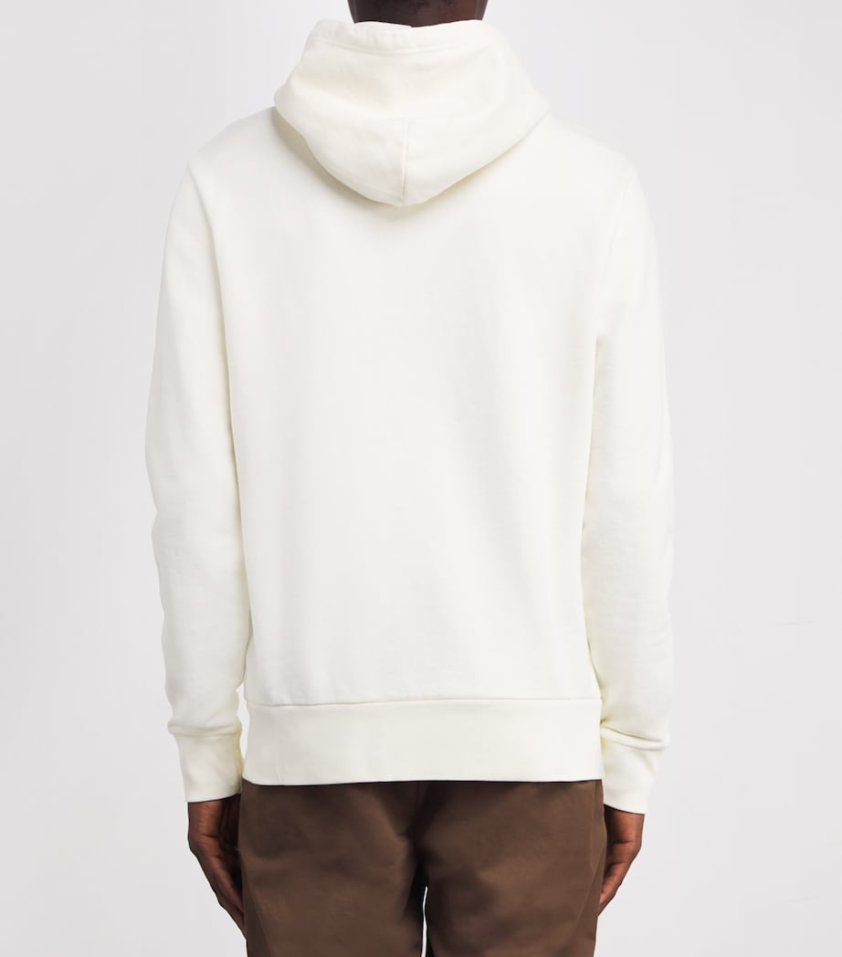 Cotton Polo Pony Hoodie NATURAL