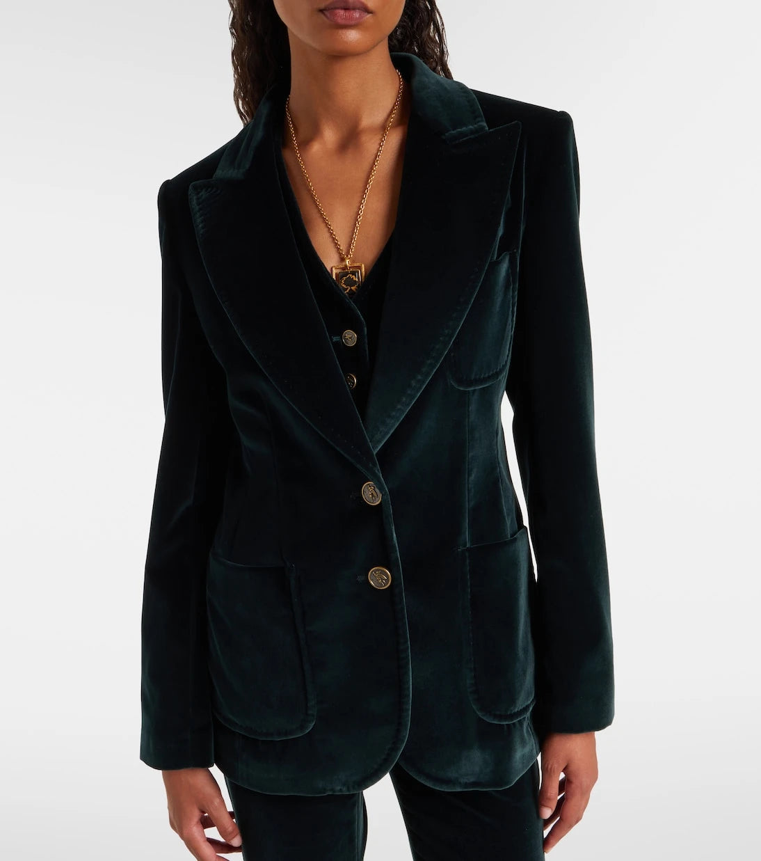 Etro - Cotton velvet blazer