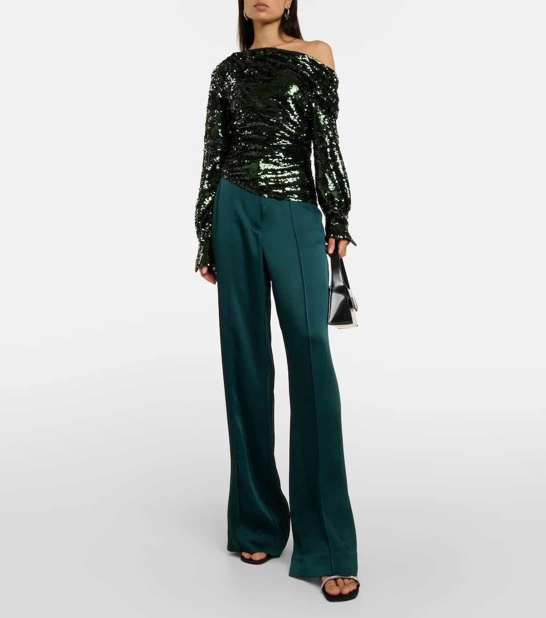 Simkhai - Alice sequined one-shoulder top