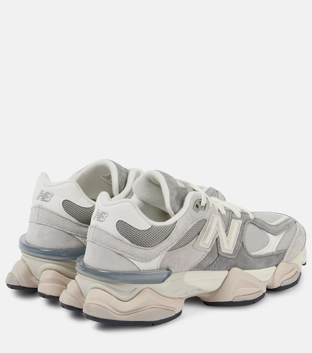 New Balance - أحذية رياضية 9060 مزينة بالجلد المدبوغ