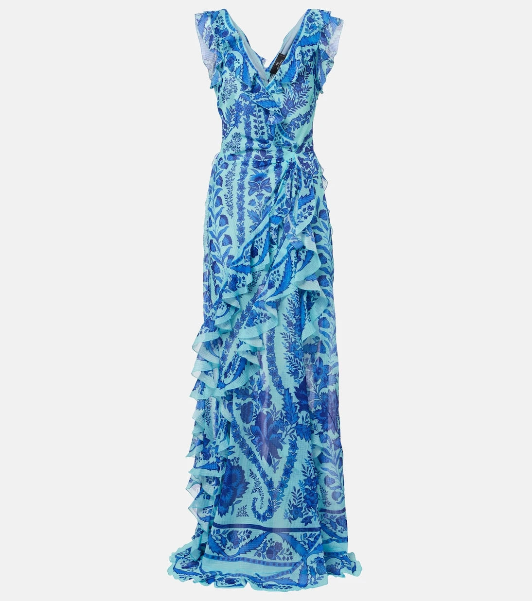 Etro - Floral ruffled gown