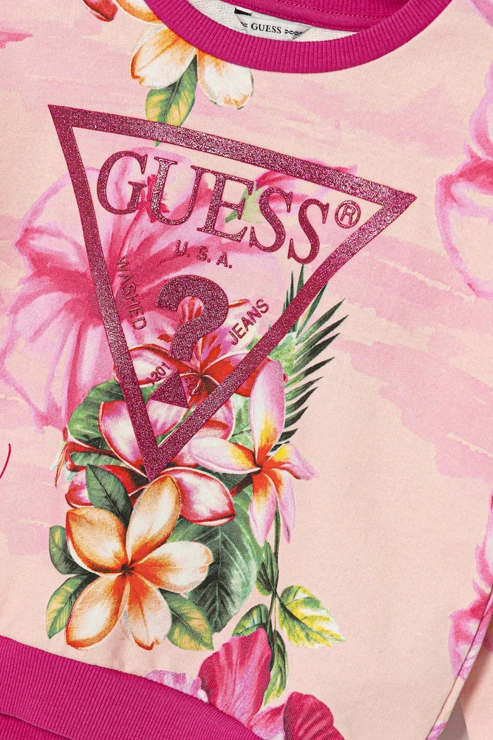 Çocuk Pamuklu Sweatshirt Guess