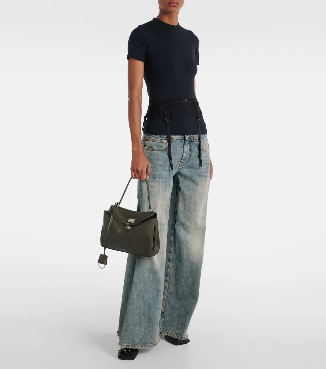 Balenciaga - Rodeo Small leather tote bag