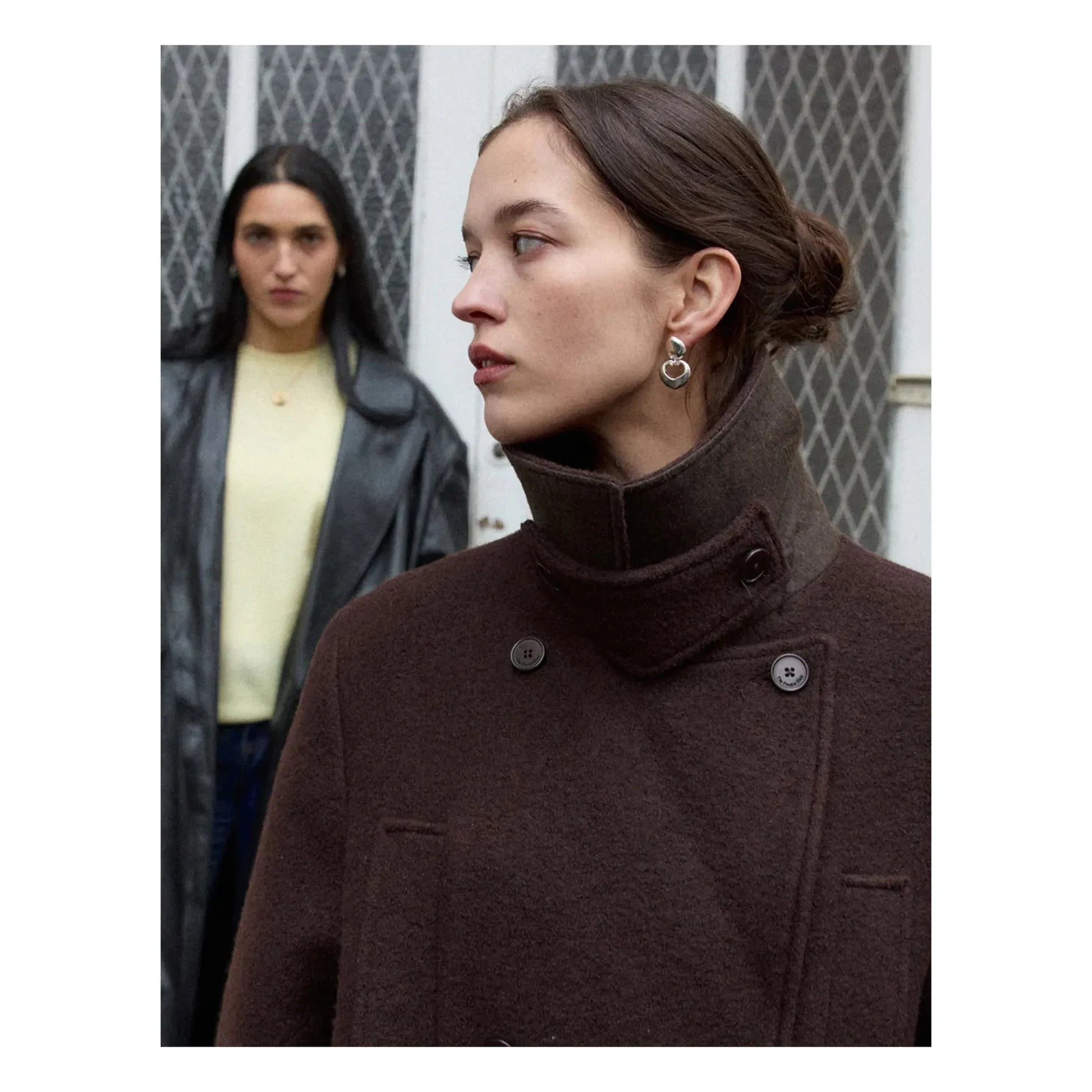 Louise Damas - Les Volutes Earrings | Silver
