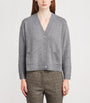 Grey Virgin Wool Cardigan