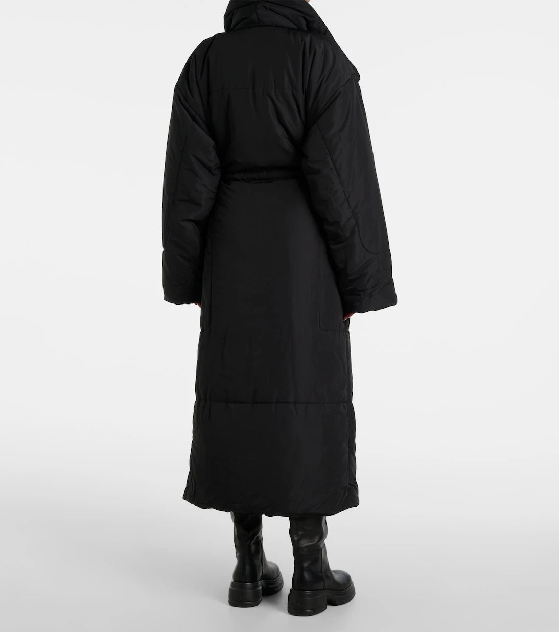 Norma Kamali - Sleeping Bag habotai wrap coat