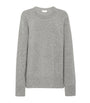 The Row Grey Sibem Wool-Cashmere Sweater