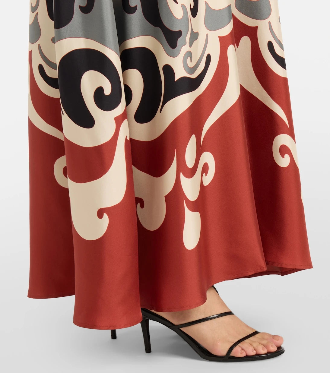 La DoubleJ - Phoenix Placée silk twill maxi dress