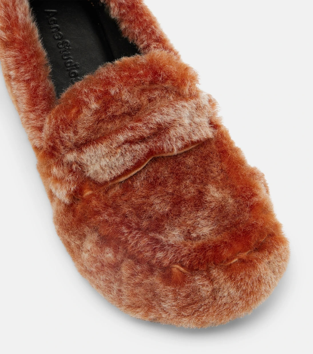 Acne Studios - حذاء بوجان لوفرز من جلد الغنم