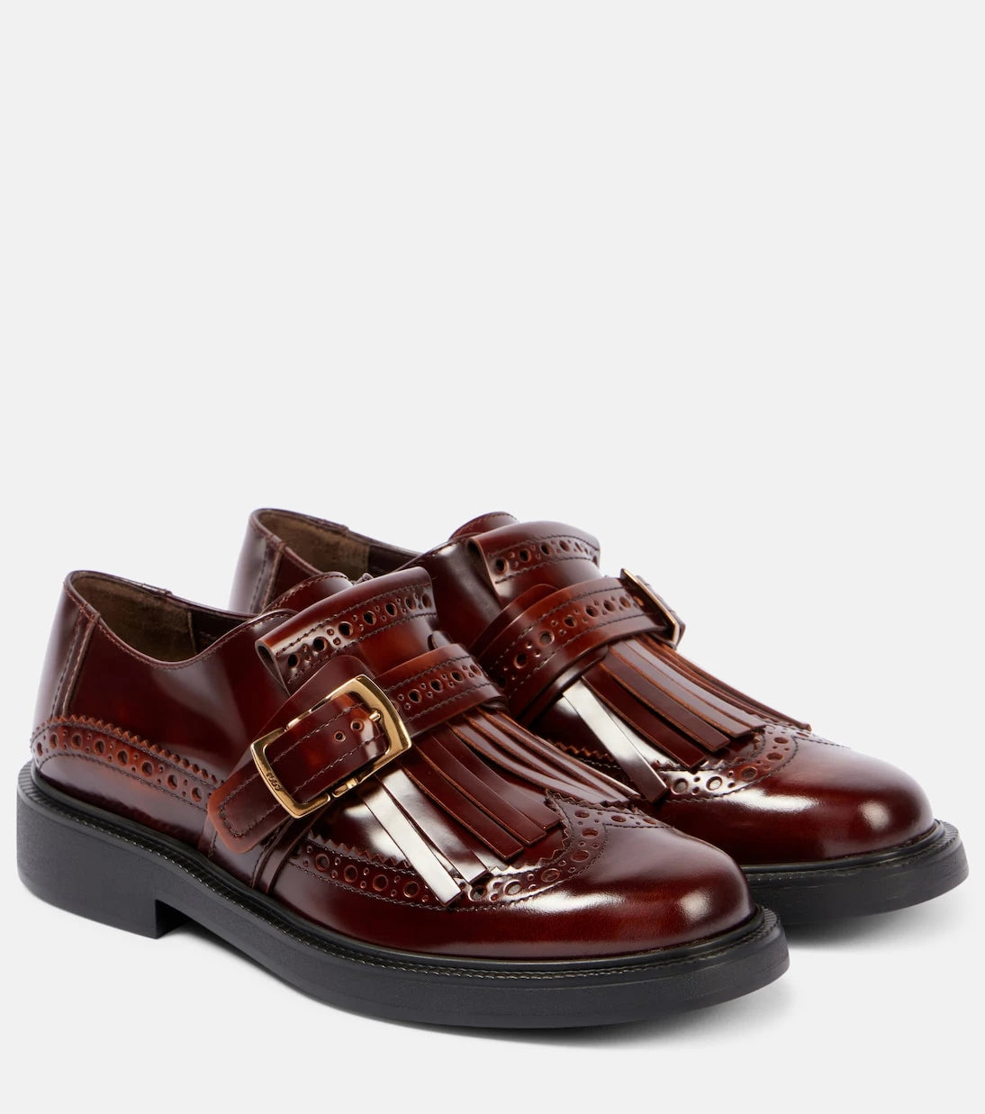 Tod's - Leather monk strap shoes