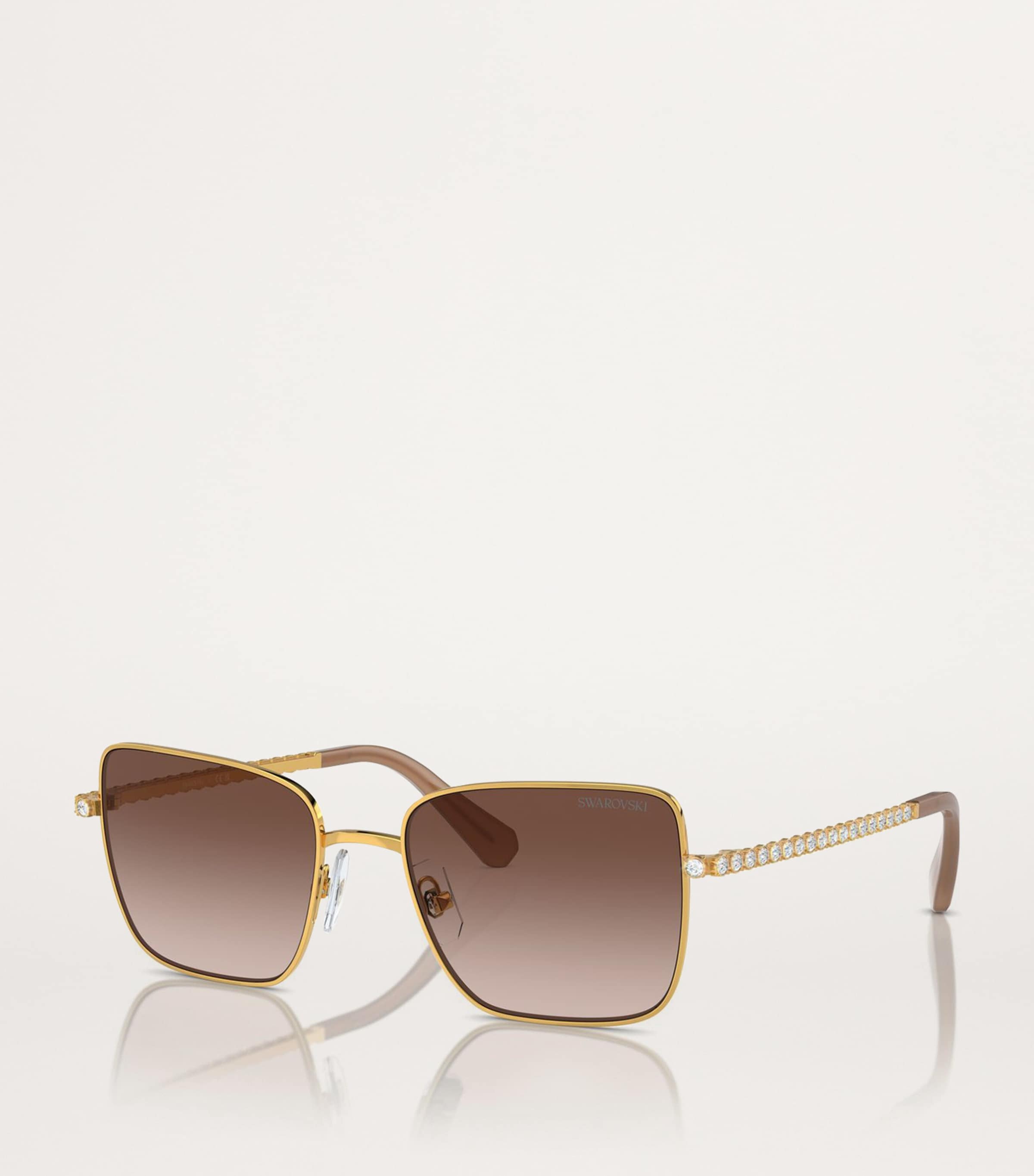 Swarovski Yellow Metal SK7015 Sunglasses