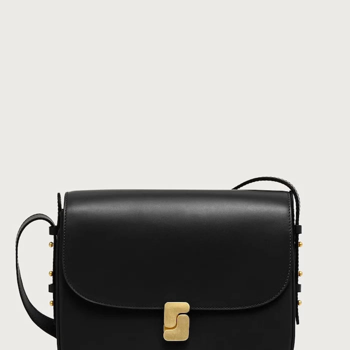BELLISSIMA MAXI deri kadın crossbody çanta