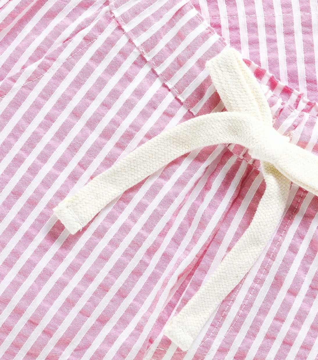 La Coqueta - Cortino striped cotton-blend shorts
