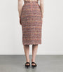 Tweed Tai Midi Pencil Skirt MAUVE/TANMULTITWEED