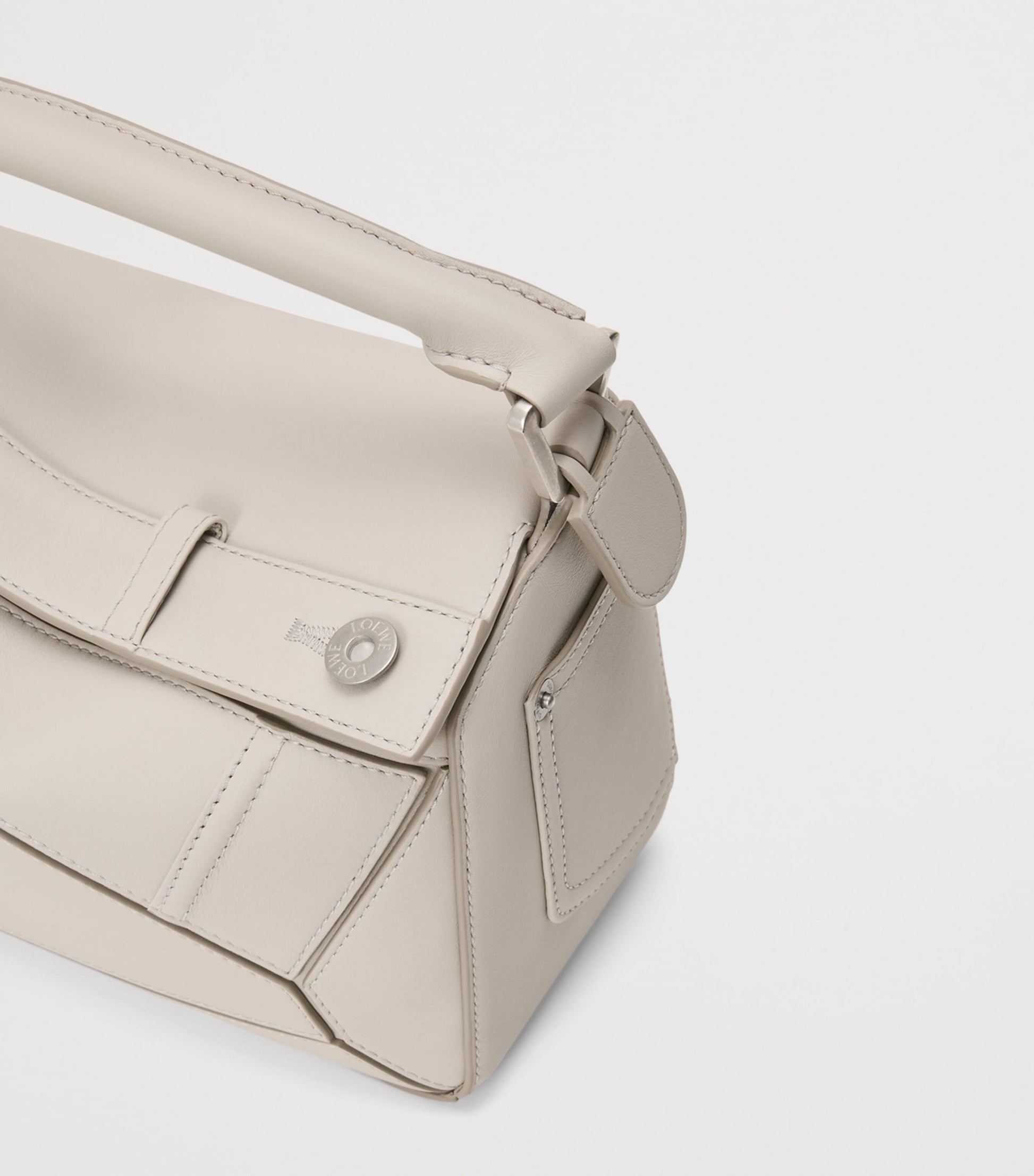 LOEWE Small Leather Puzzle Panta Top-Handle Bag