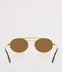 Ray-Ban Gold RB3775M Metal Oval Sunglasses