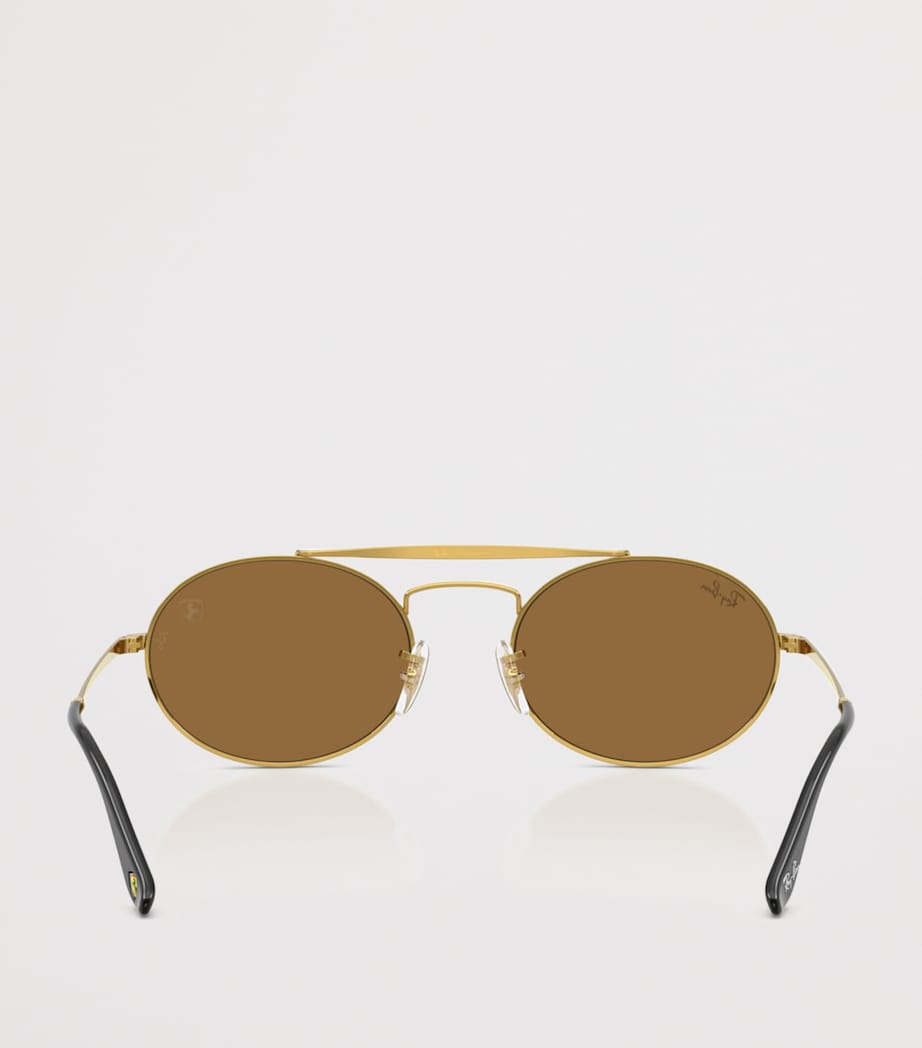 RB3775M Metal Oval Sunglasses
