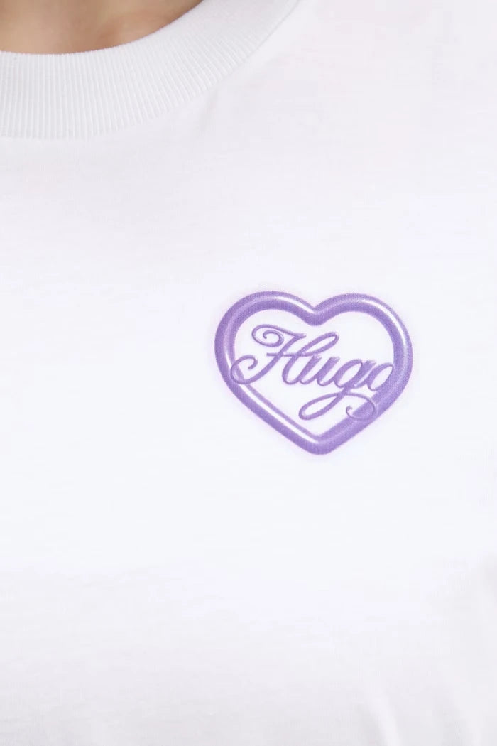 HUGO Blue тениска дамска от памук Vintage Tee_B_8