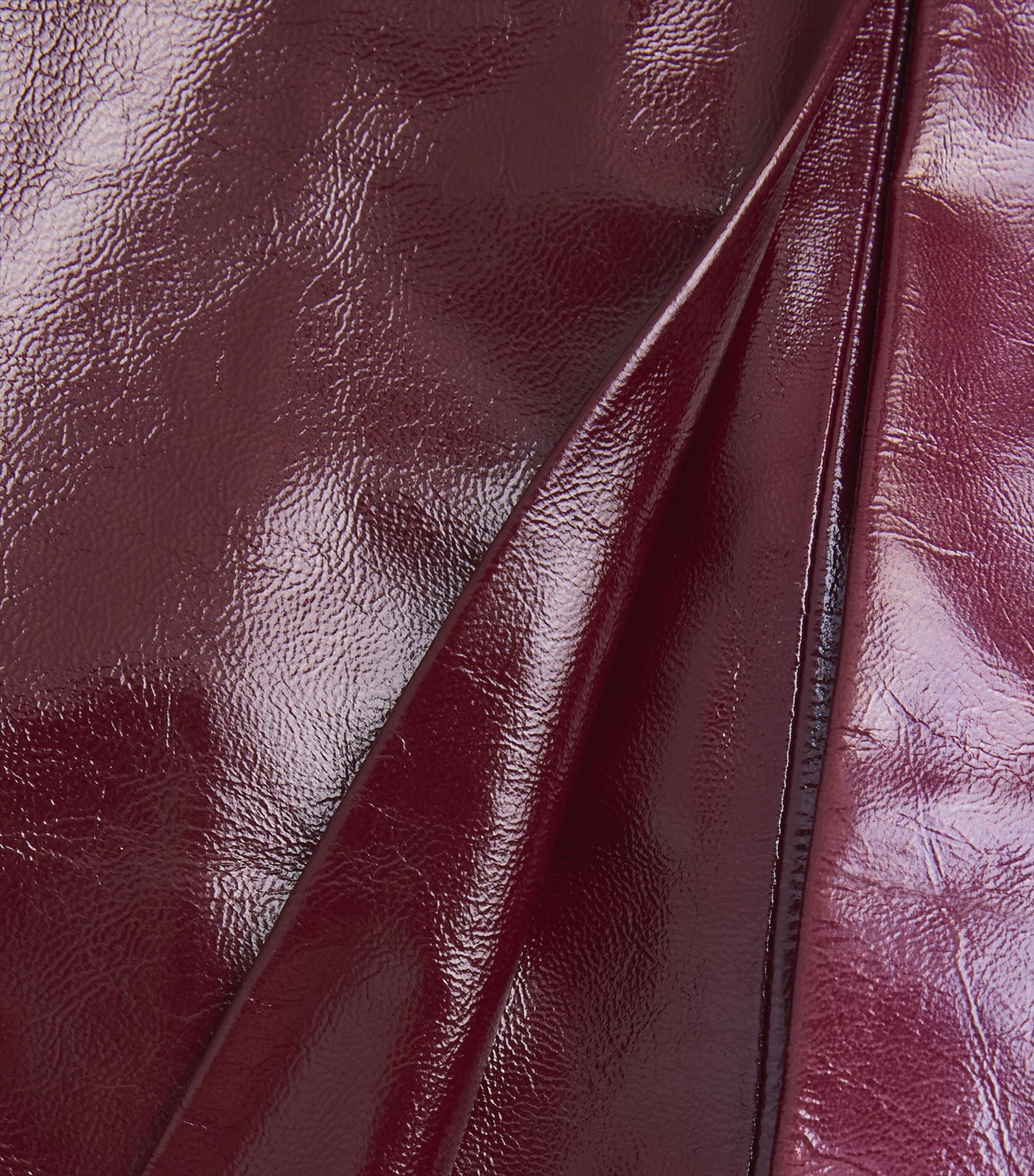 Self-Portrait Patent Leather Mini Skirt