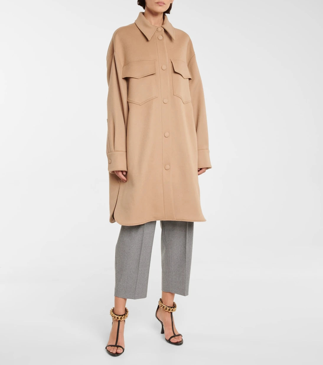 Stella McCartney - Kerry single-breasted wool coat